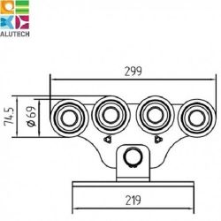 Опора роликовая SGN.02.150