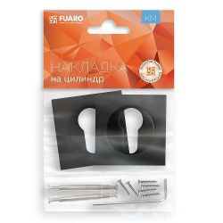 Накладка под цилиндр FUARO ET KM BL-24 черный /42329/
