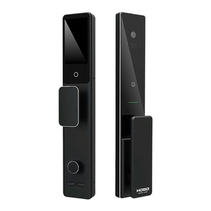 Замок врезной электронный Hogo V07 с распознаванием лица, черный /60805/