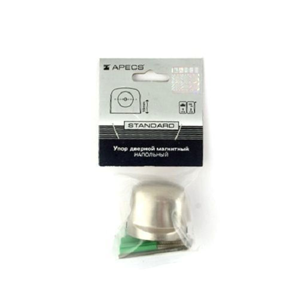 Упор дверной магнитный APECS DS-2751-M NIS сатин