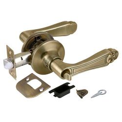 Ручка защелка PUNTO 6037 AB-B (фик.) бронза /36895/