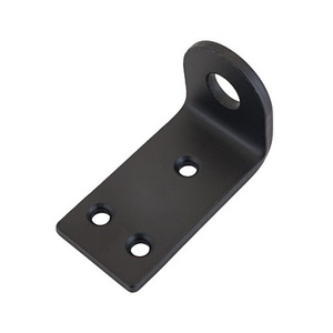 Проушина усиленная ДОМАРТ 80х45х40 угловая (толщ. 5мм) (черный)