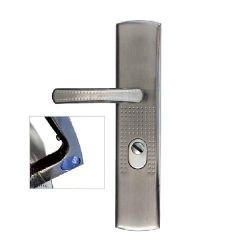 Ручка сплошная AL с подсветкой, левая ЗАМКОФФ