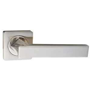 Ручка дверная RENZ 302-02 SN "Равенна" (никель матовый)