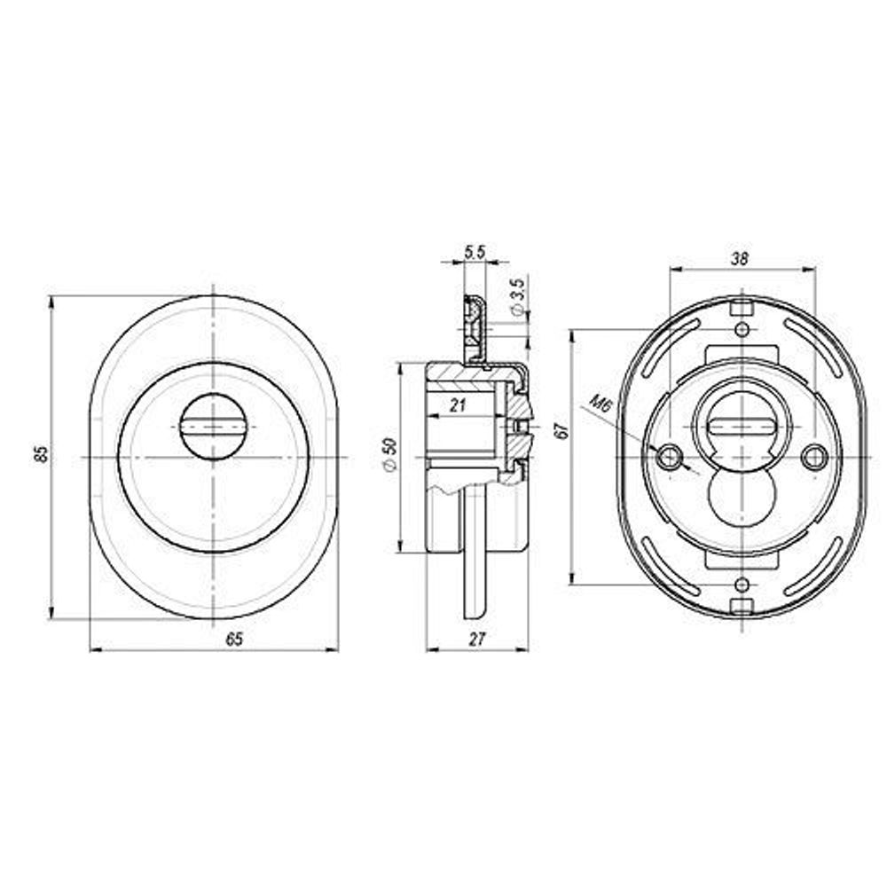 Броненакладка FUARO DEF 4825 AB бронза /23259/