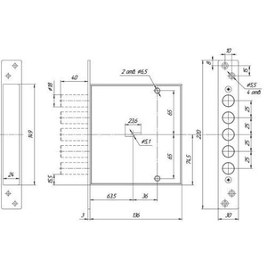 Замок врезной МЕТТЭМ ЗВ8 140.0.1/18