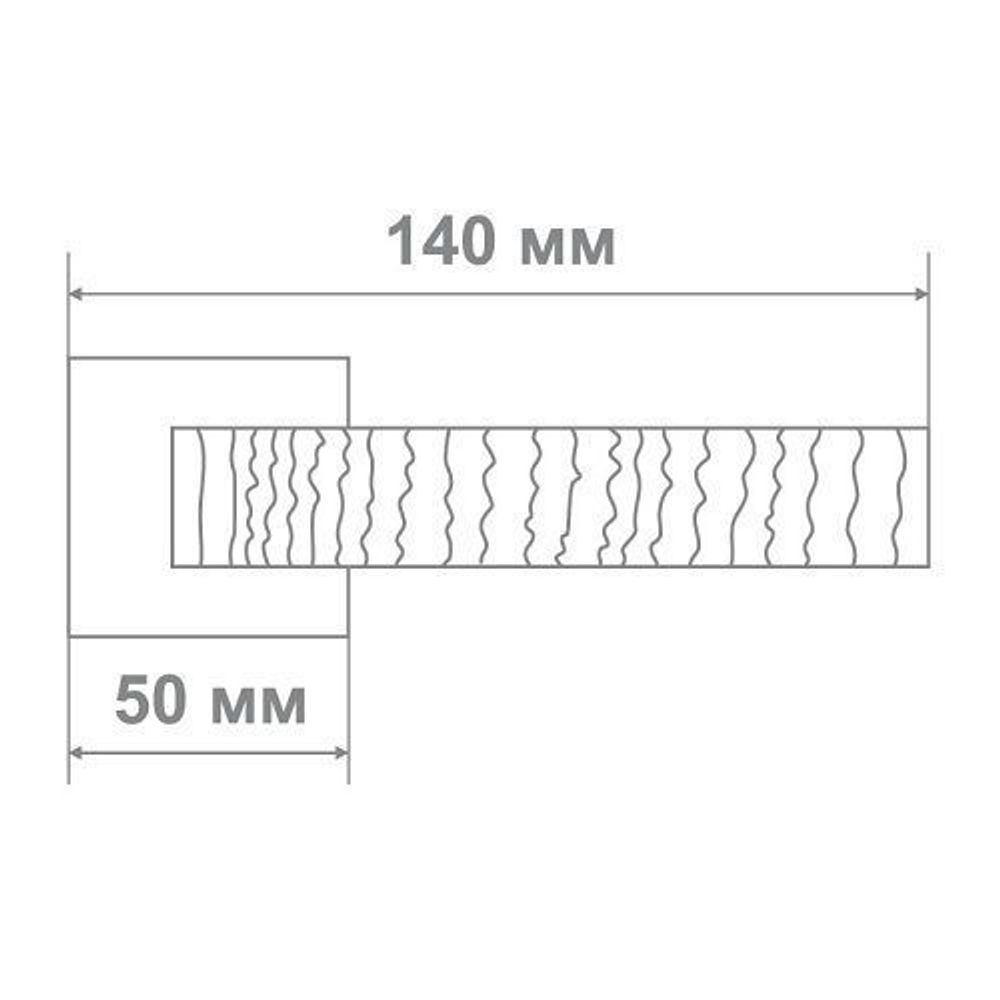 Ручка дверная Leo L3671-30 COFFEE кофе