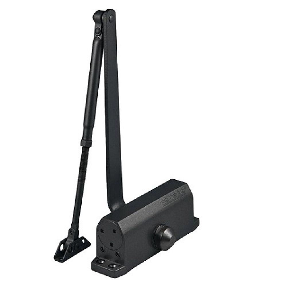 Доводчик дверной NOTEDO DC-090 black черный (60-130 кг)