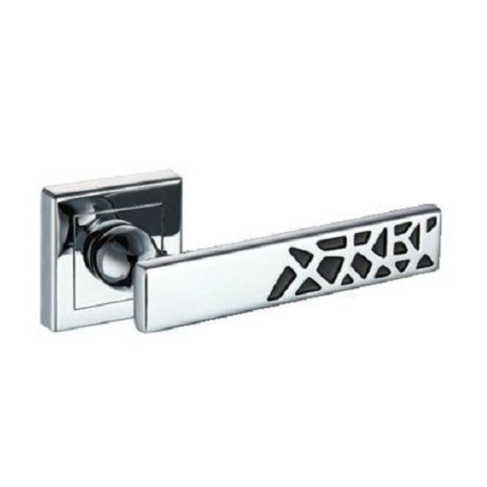 Ручка дверная Leo Z0-0288 CPB хром/черный