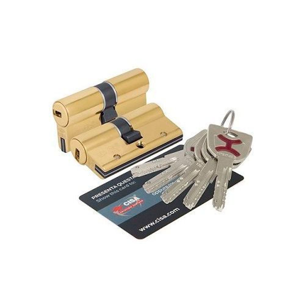 Цилиндровый механизм CISA AP4S 0P3S1-07.66 (60 мм/25+10+25) G