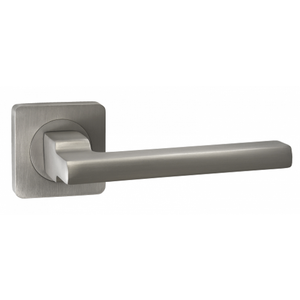 Ручка дверная RENZ 53-02 MSN "Рим" (никель супер матовый)