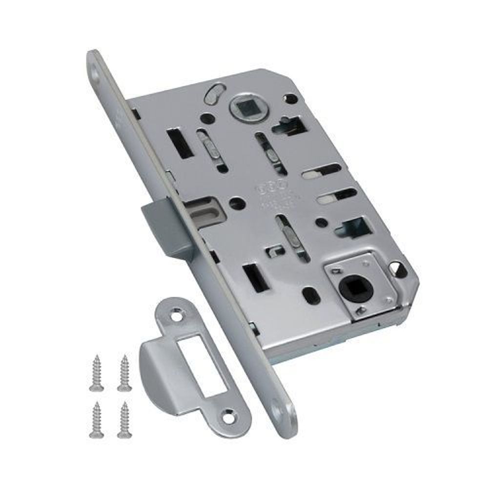 Замок межкомнатный AGB WC MEDIANA EV B01102.50.06.567 (никель) /25791/