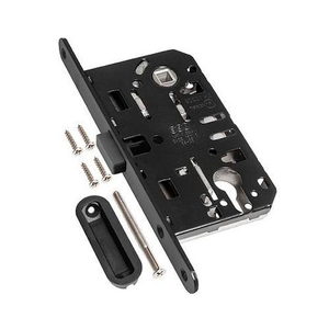 Замок межкомнатный под цилиндр AGB MEDIANA POLARIS B06103.50.93.567 (черный) /40297/