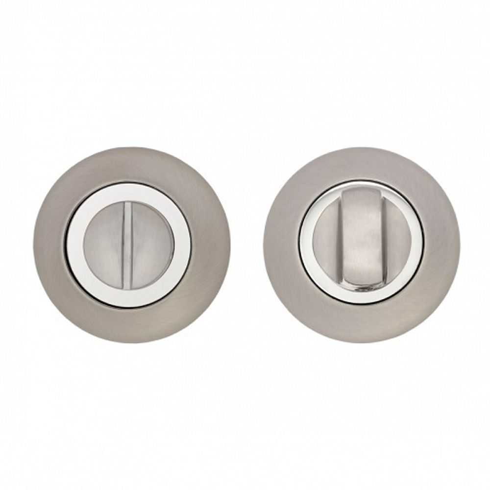 Ручка поворотная VETTORE BK 0705 SN/CP мат.никель/хром