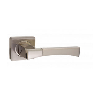 Ручка дверная PUERTO AL 532-02 SN/NP (матовый никель/никель блестящий)