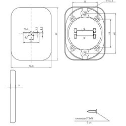 Накладка декоративная APECS DP-15-S-Auto-BLM черный матовый