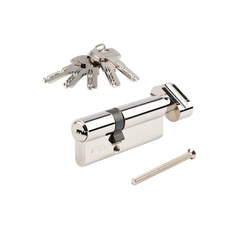 Цилиндровый механизм с вертушкой APECS SM-80 (30/50C)-C NI никель