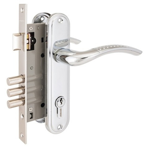 Замок врезной АЛЛЮР 132/3 CP хром