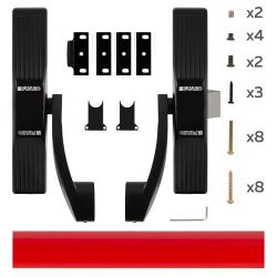 Ручка-штанга нажимная с защёлкой FUARO 1700В для антипаники накладной /41409/