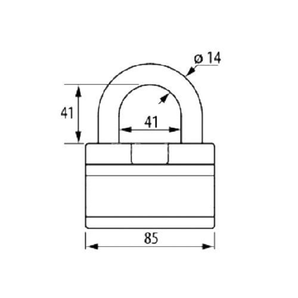 Замок навесной ЧАЗ ВС2-7