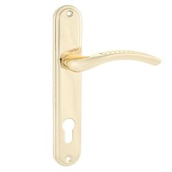 Комплект ручек АЛЛЮР 132-1 85 мм GP латунь