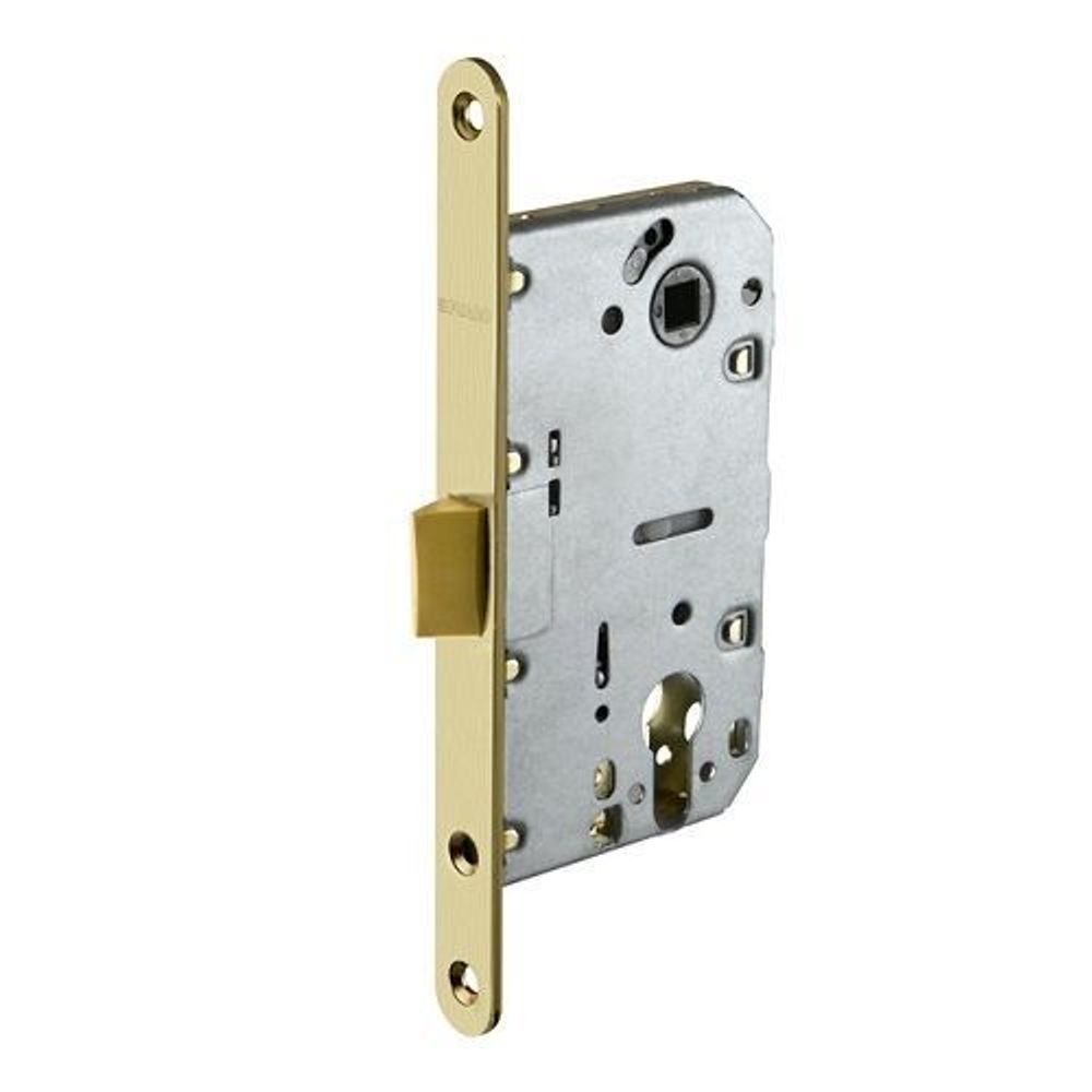 Замок межкомнатный под цилиндр FUARO PLASTIC P85C-50 SG мат.золото /33629/