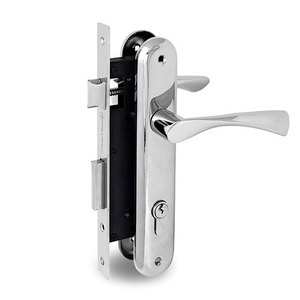 Замок врезной с ручками PALLADIUM ЗВ-AL 1853 CP хром