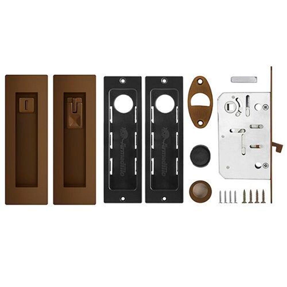 Набор для раздвижных дверей ARMADILLO SH011 URB BB-17 корич.бронза /35775/