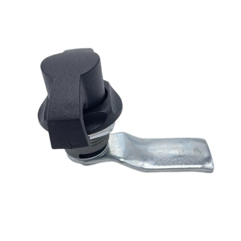 Замок мебельный MS714-3, 90° черный (под навесной замок)