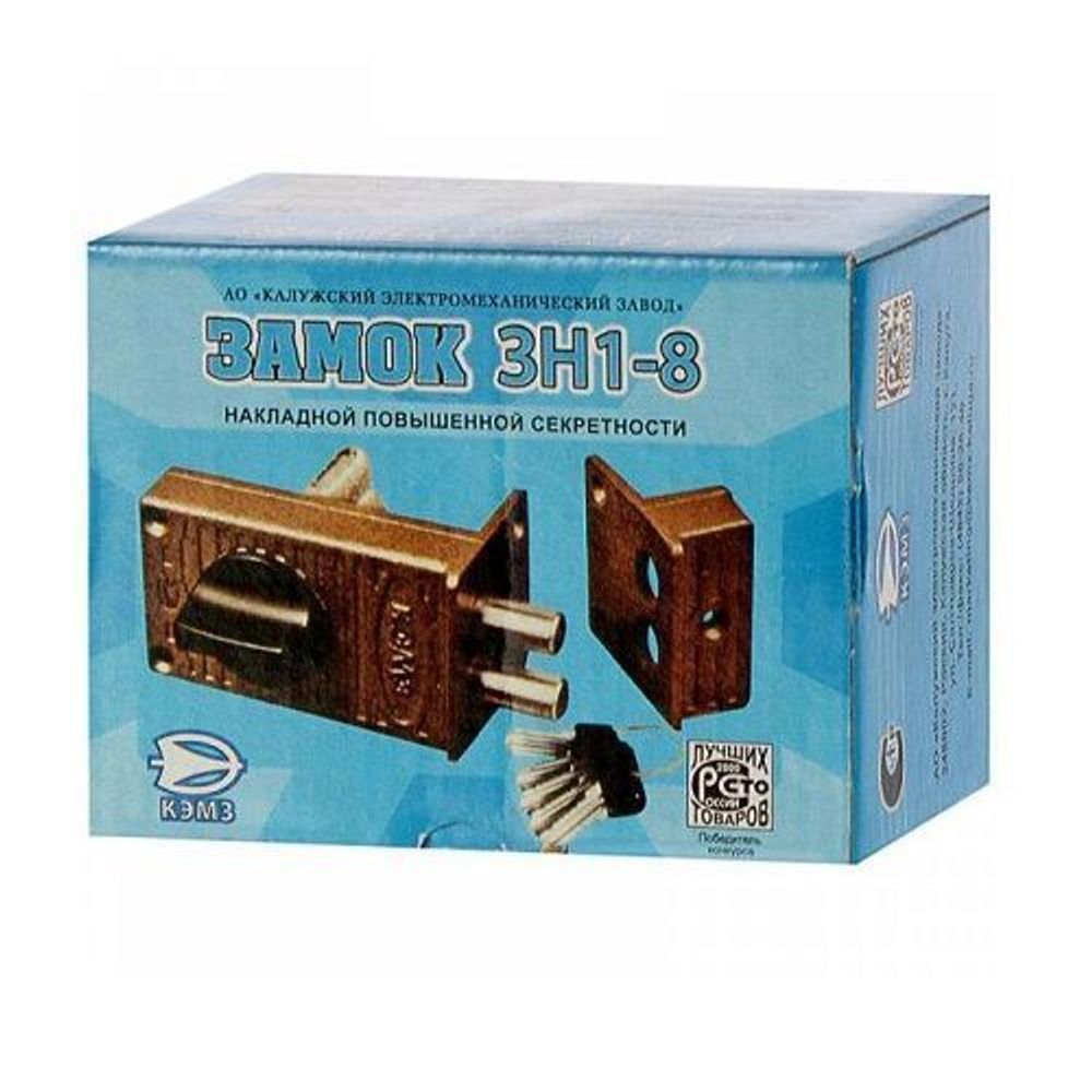 Замок накладной КАЛУГА ЗН1-8