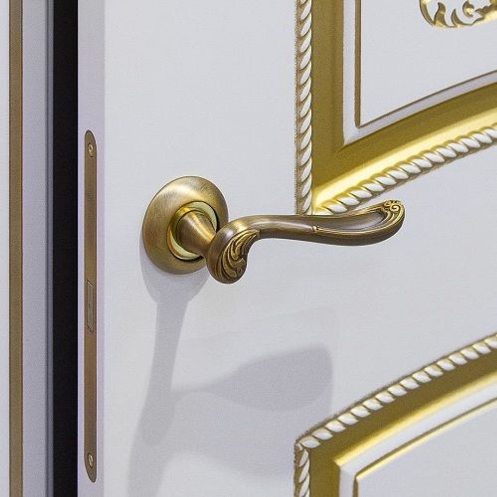 Ручка раздельная FUARO ART RM AB/GP-7 бронза/золото /27629/